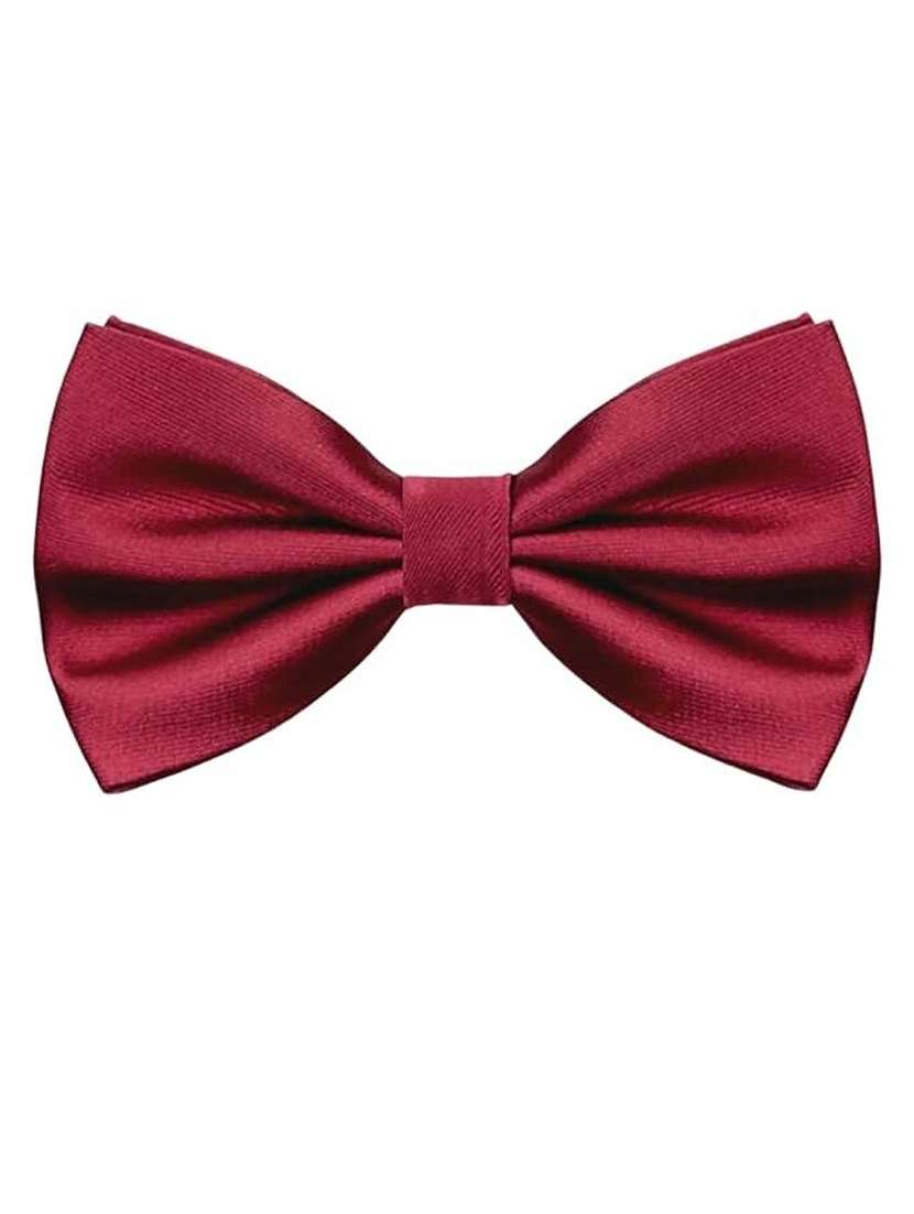 men maroon cotton blend bow - 21511808 - Zoom Image - 0