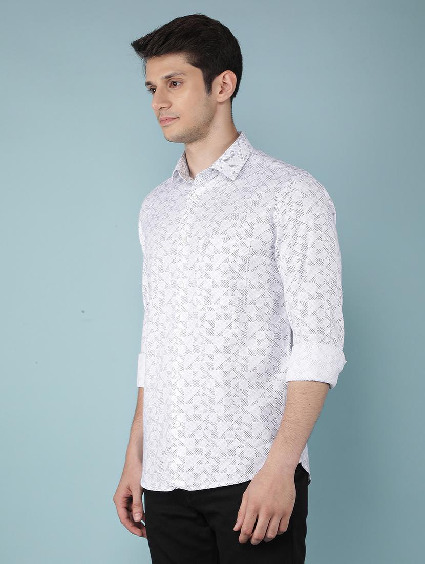men collared printed casual shirt - 21511970 - Zoom Image - 0