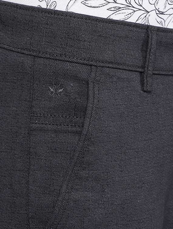 men black cotton chinos casual trouser - 21511976 - Standard Image - 5
