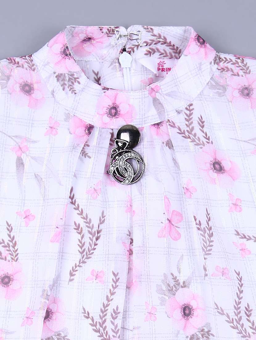 girls off white floral printed skirts top - 21512616 -  Standard Image - 3