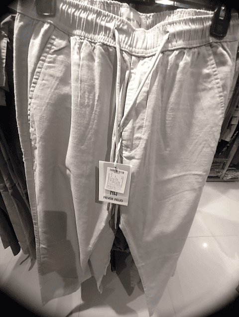 assorted linen casual trousers - 21512632 - Standard Image - 0