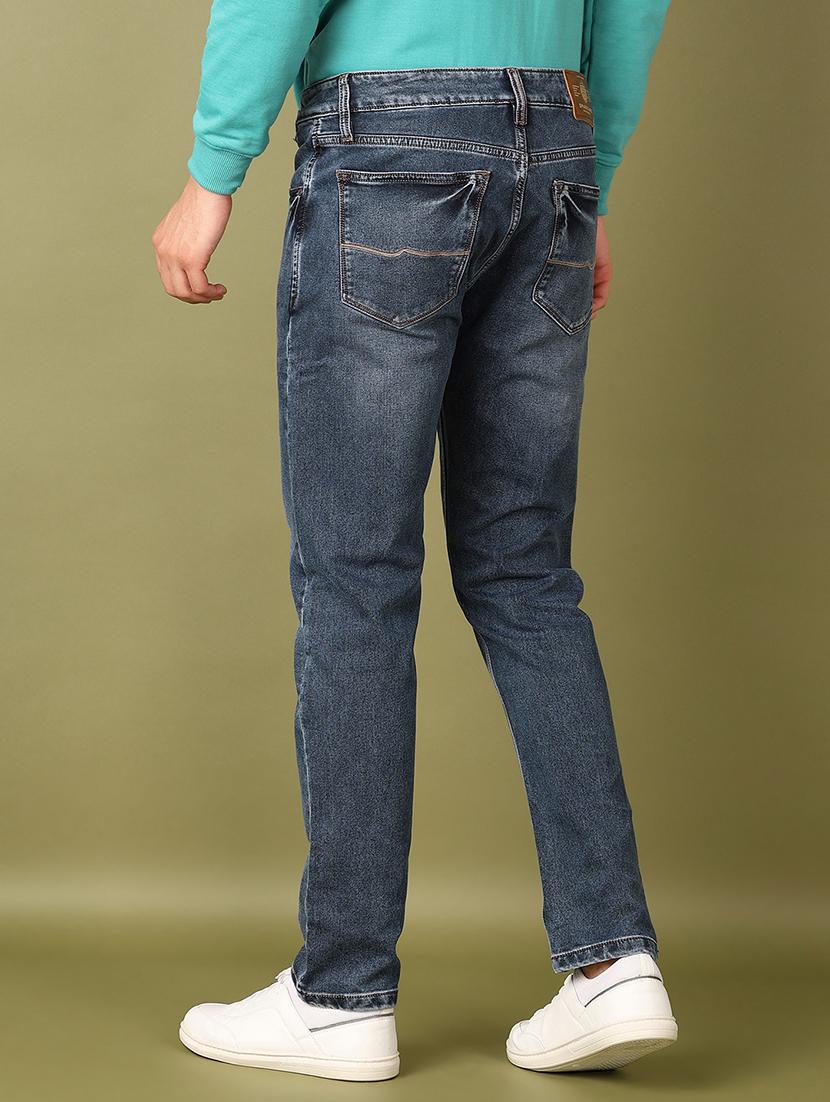 men solid mid rise slim fit jean - 21512635 - Standard Image - 3