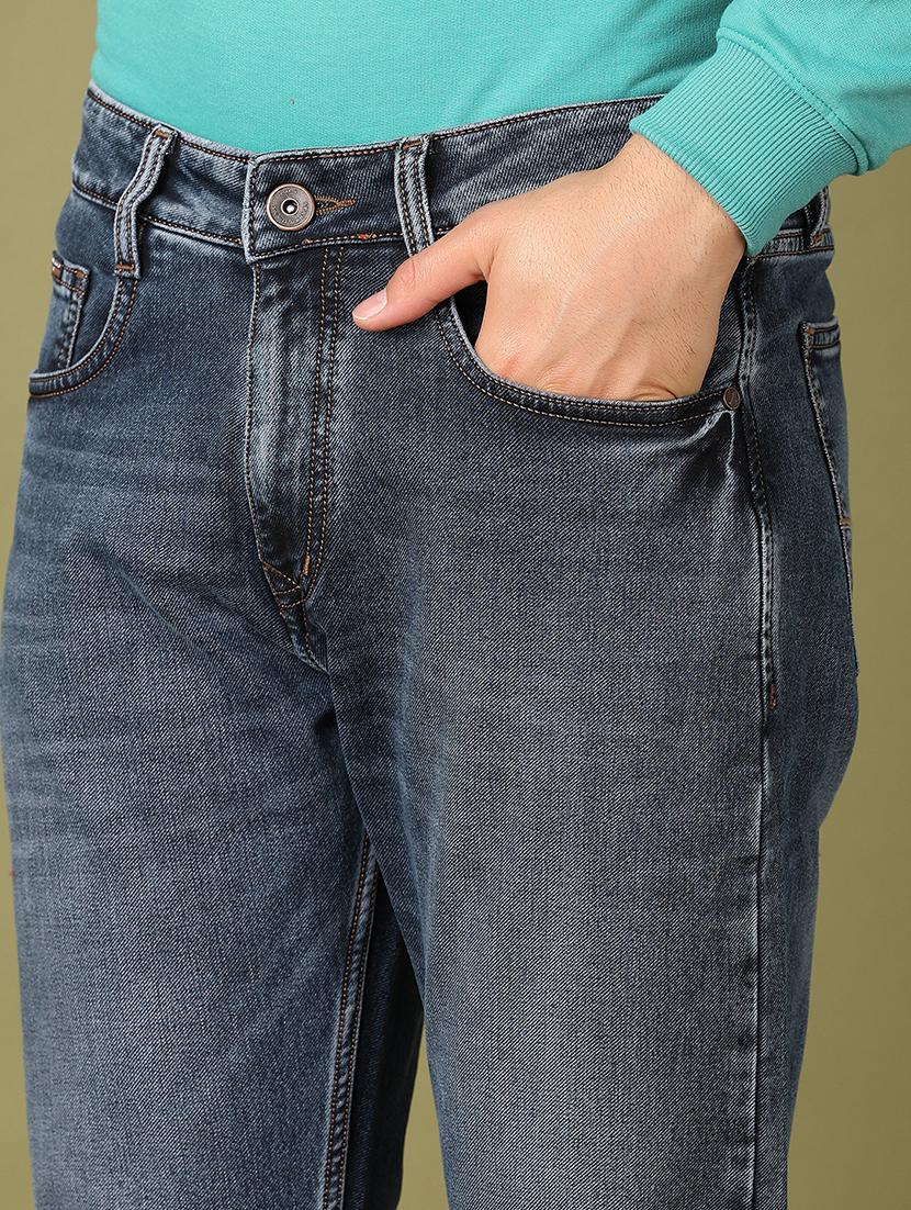 men solid mid rise slim fit jean - 21512635 - Standard Image - 5