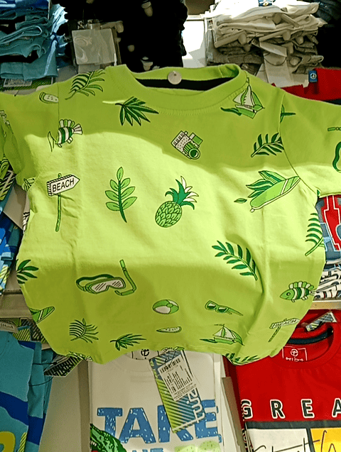 light green cotton single jersey tshirt - 21512636 -  Standard Image - 0