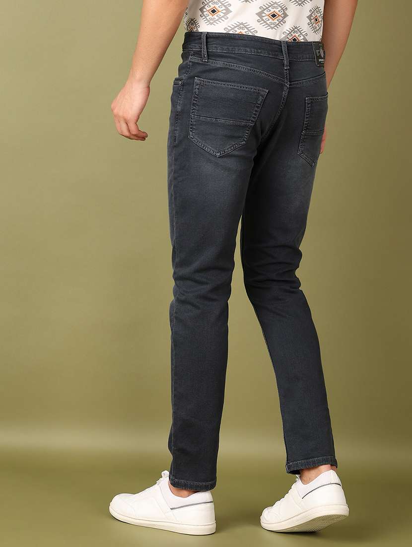 men solid mid rise slim fit jean - 21512744 -  Standard Image - 3