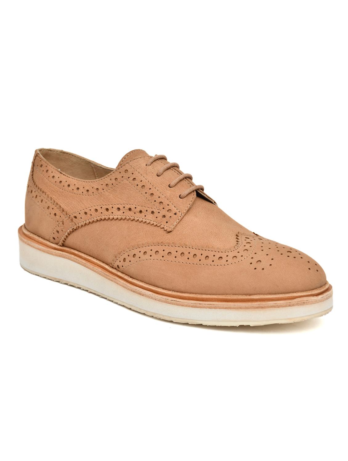 women tan oxfords casual shoes - 21513282 -  Zoom Image - 0