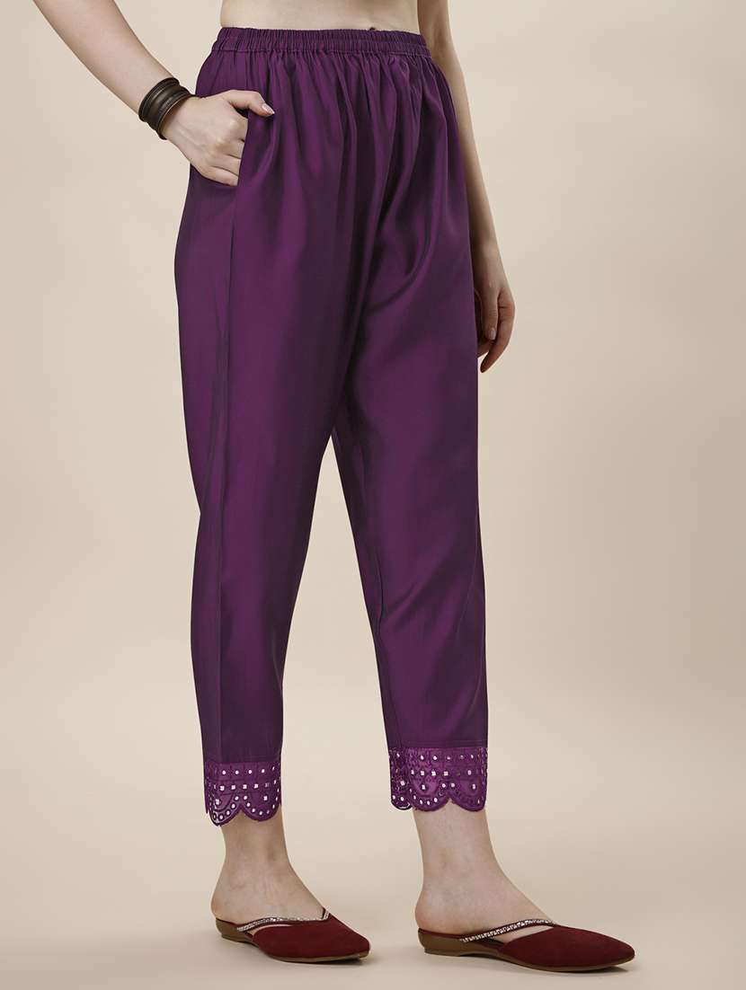 women three quarter sleeve kurta pant with dupatta set - 21513289 - Standard Image - 3