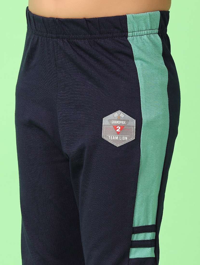 boys color block t-shirt & joggers full length sets - 21513405 -  Standard Image - 5