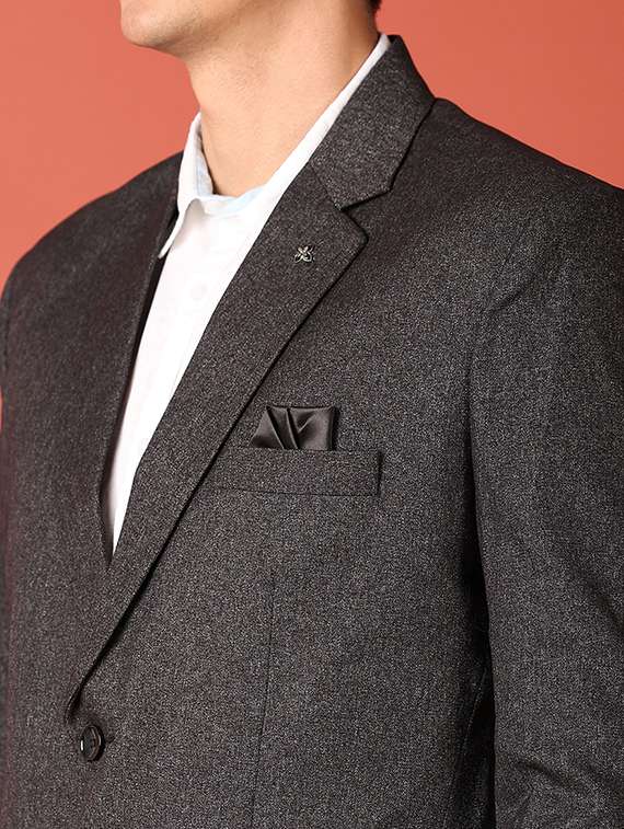 men solid single breasted casual blazer - 21513421 -  Standard Image - 5