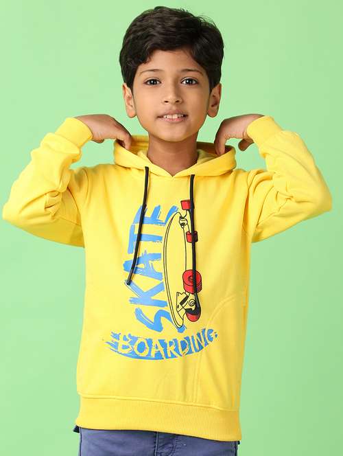 boys front print long sleeve sweatshirt - 21513423 -  Standard Image - 0