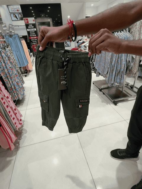 olive twill trouser - 21513485 - Standard Image - 0