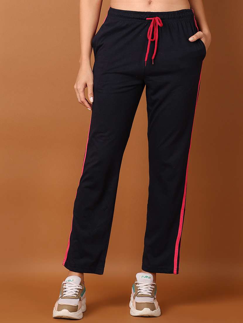women tapered mid rise track pant - 21513524 - Zoom Image - 0