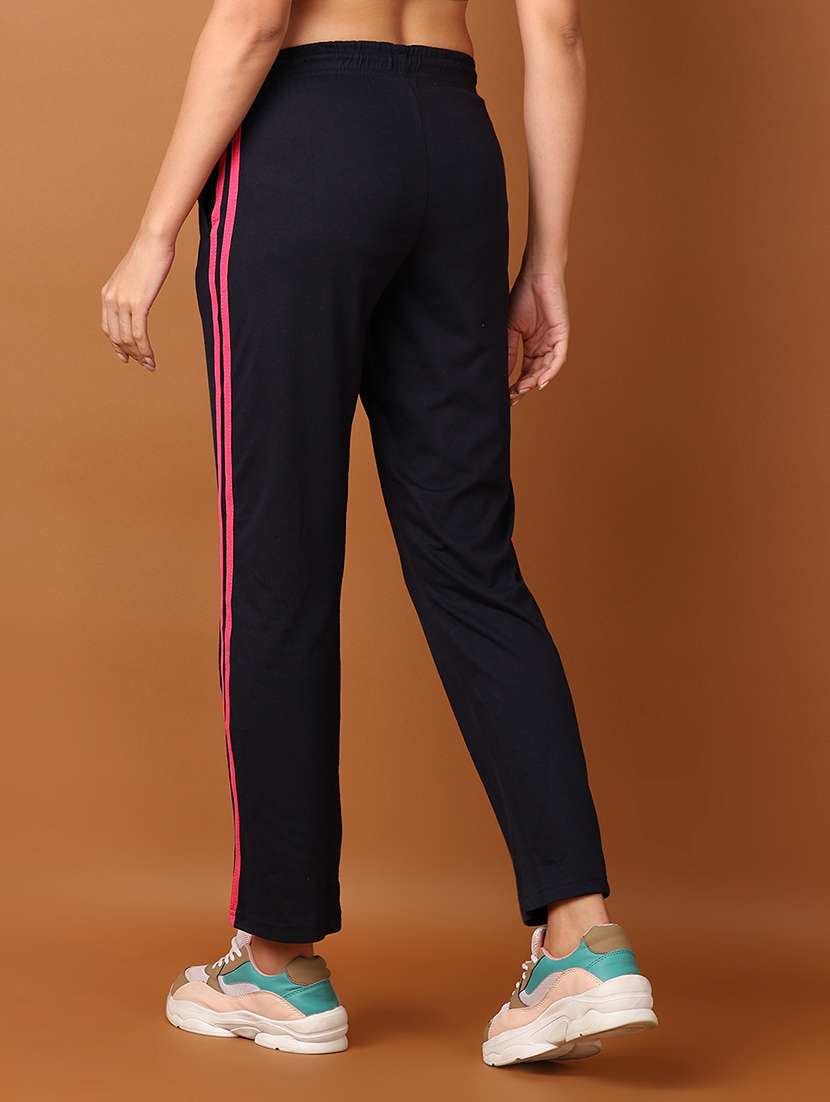 women tapered mid rise track pant - 21513524 - Standard Image - 3