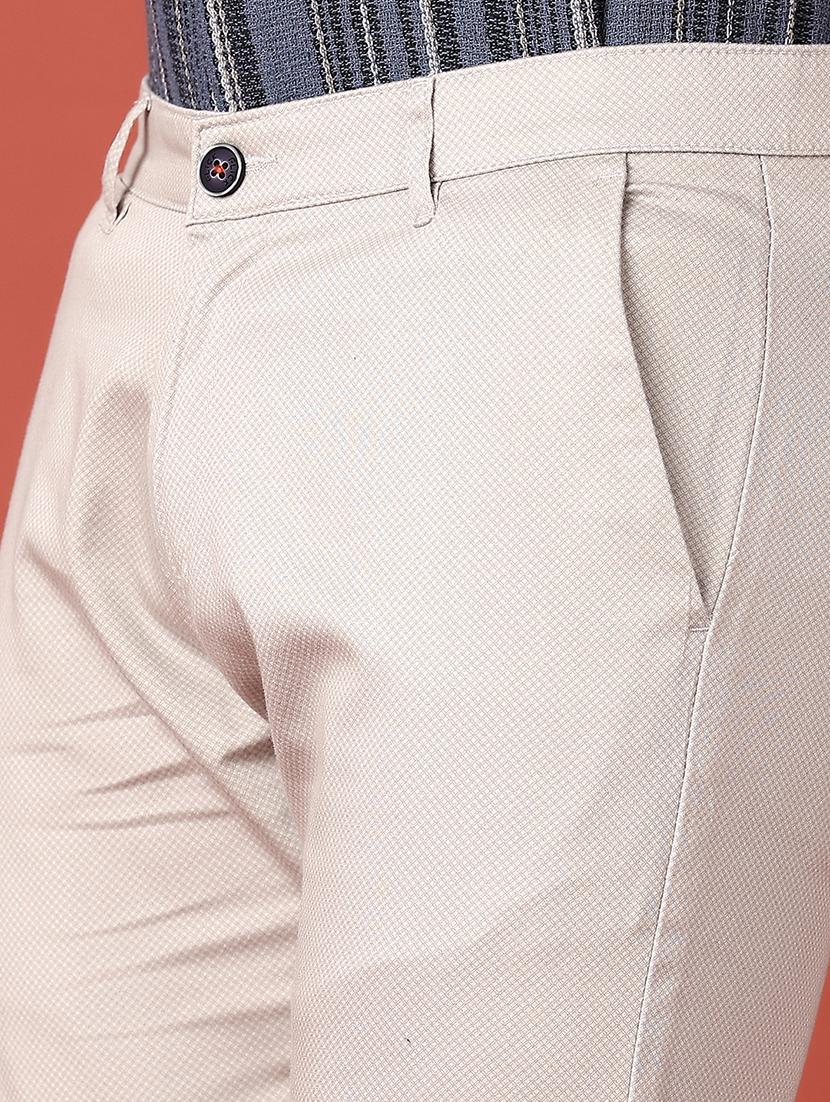 men mid rise printed chinos trouser - 21513538 - Standard Image - 5