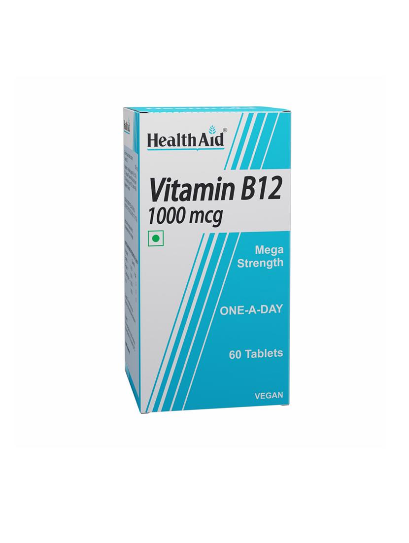 healthaid vitamin b12 1000 mega strength -60 tablets - 21513758 -  Zoom Image - 0