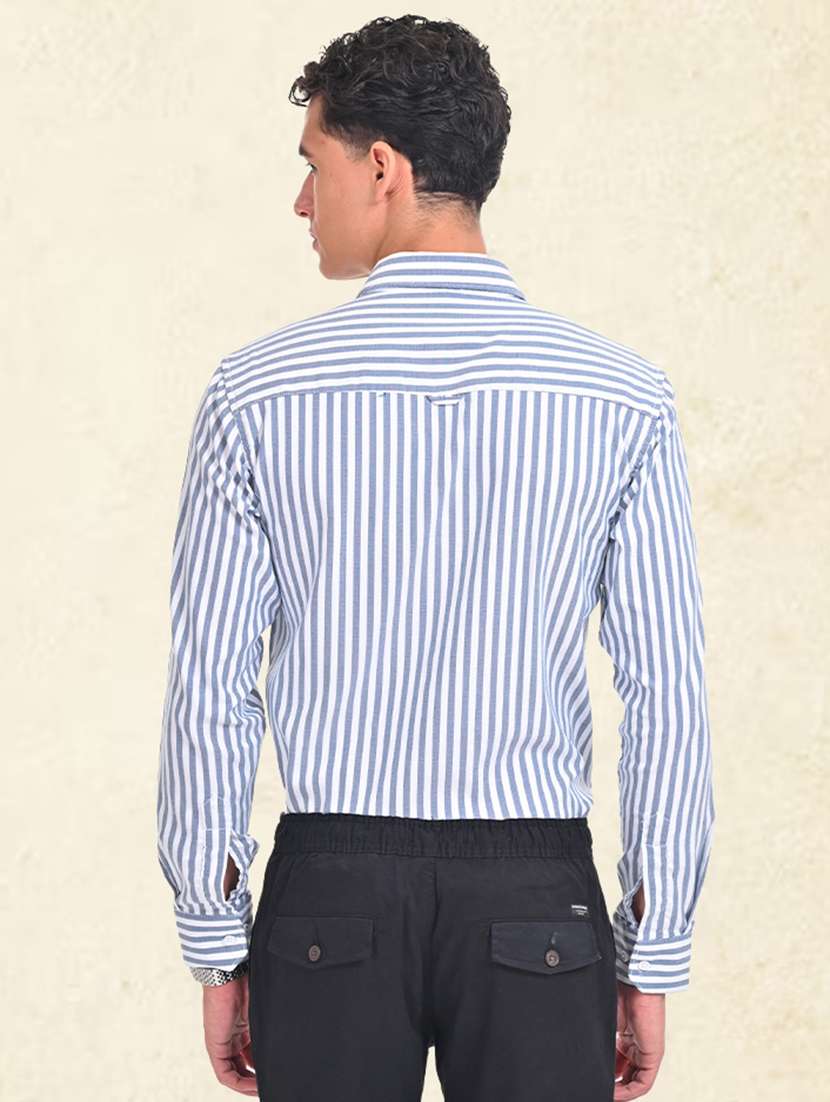 men white cotton casual shirt - 21513816 -  Standard Image - 3