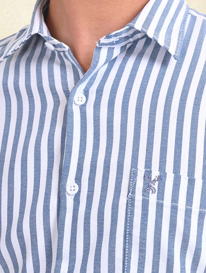 men white cotton casual shirt - 21513816 -  Standard Image - 5