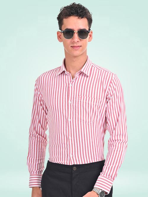 men white cotton casual shirt - 21513818 - Standard Image - 0