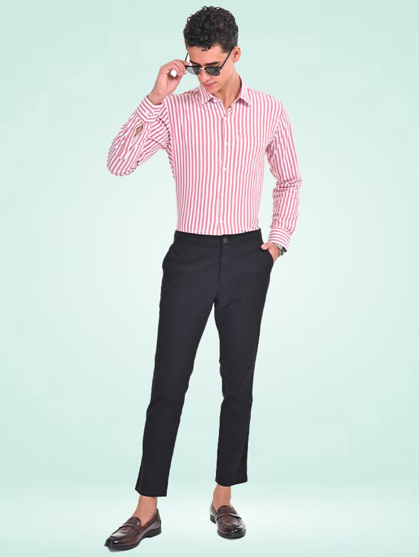 men white cotton casual shirt - 21513818 - Standard Image - 3