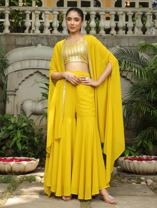 women yellow fusion set - 21514087 -  Standard Image - 0