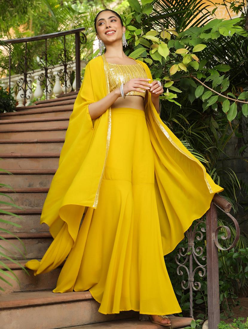 women yellow fusion set - 21514087 - Standard Image - 3