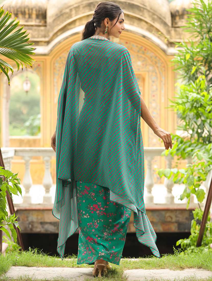 women sea green fusion set - 21514108 -  Standard Image - 3