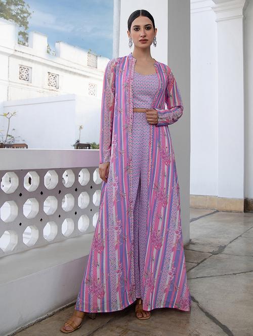 women multi color printed fusion set - 21514149 -  Standard Image - 0