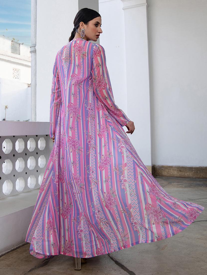 women multi color printed fusion set - 21514149 - Standard Image - 3