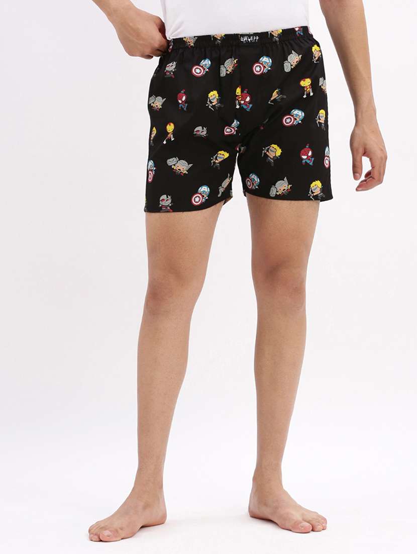 men mid-rise printed boxer