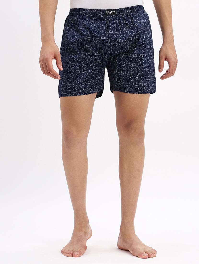 men mid-rise printed boxer