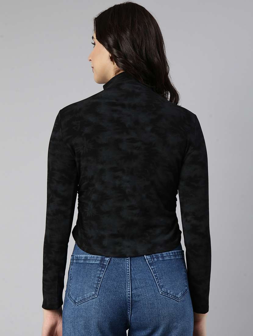 women printed high neck top - 21514488 -  Standard Image - 3