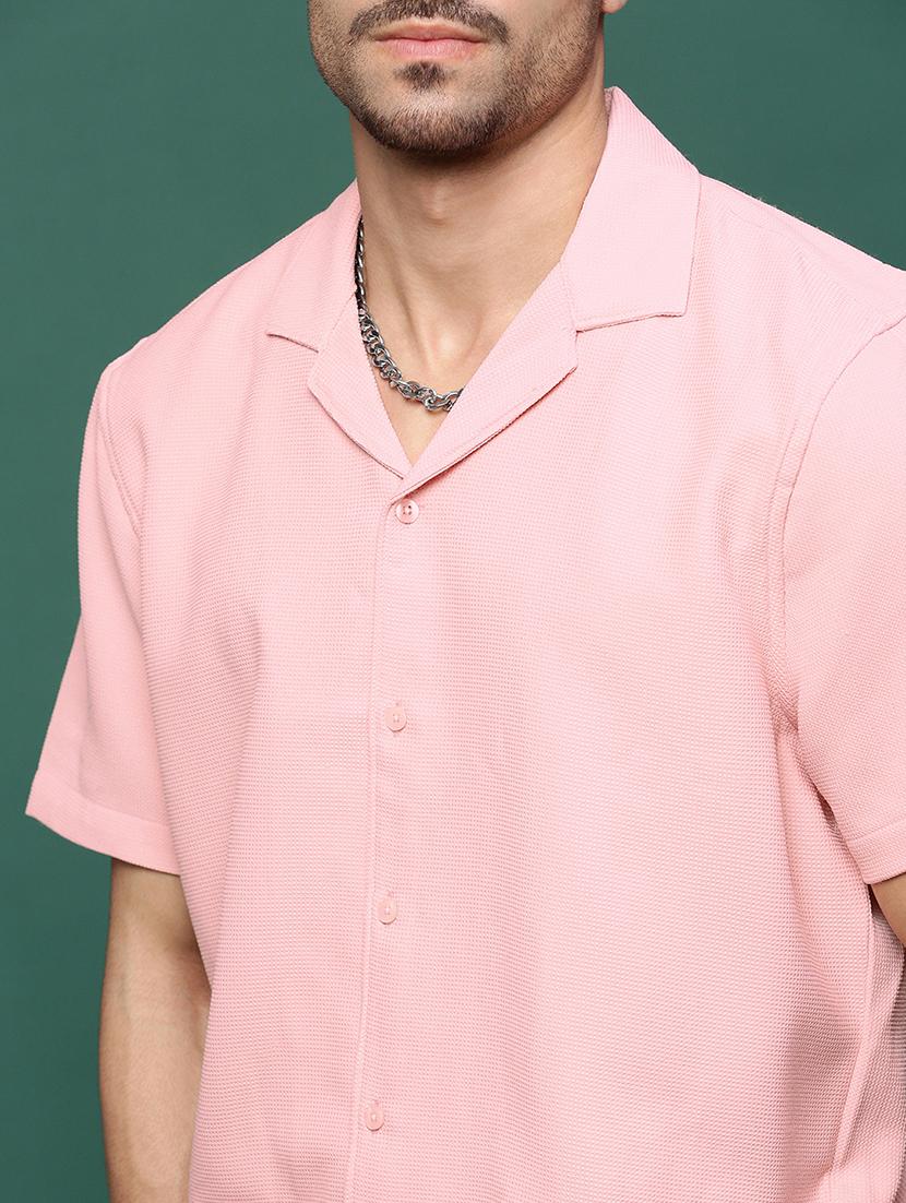 men pink solids co-ord sets - 21514638 - Standard Image - 5