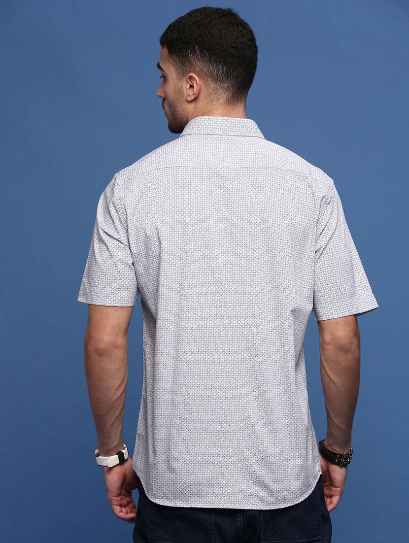 men collared printed casual shirt - 21514826 -  Standard Image - 3