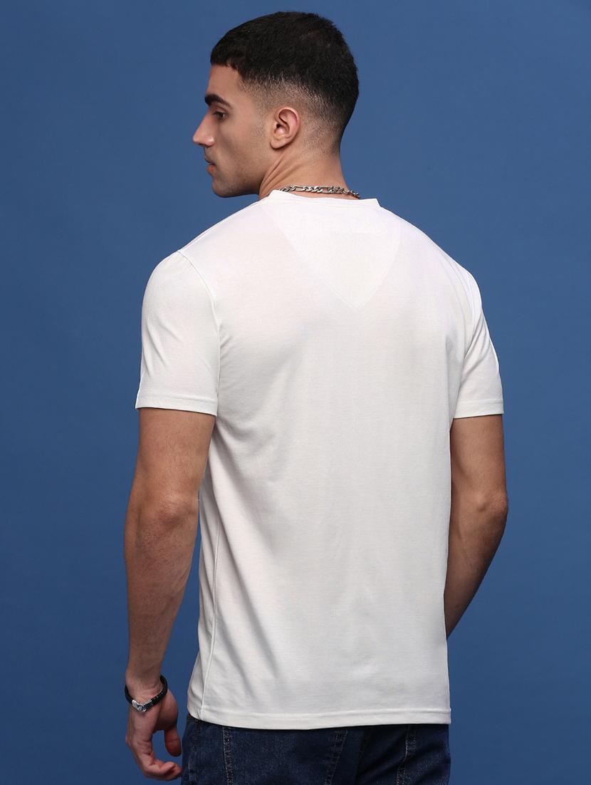 men short sleeve plain t-shirt - 21514833 - Standard Image - 3