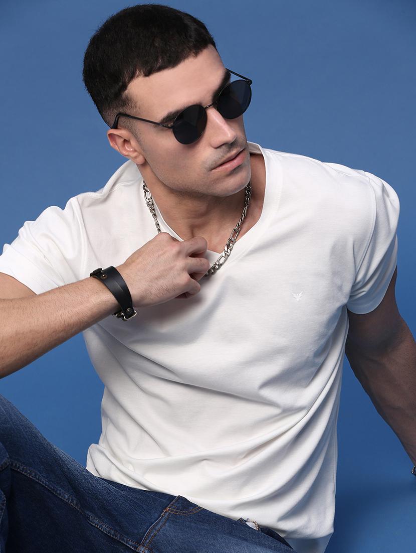 men short sleeve plain t-shirt - 21514833 - Standard Image - 5