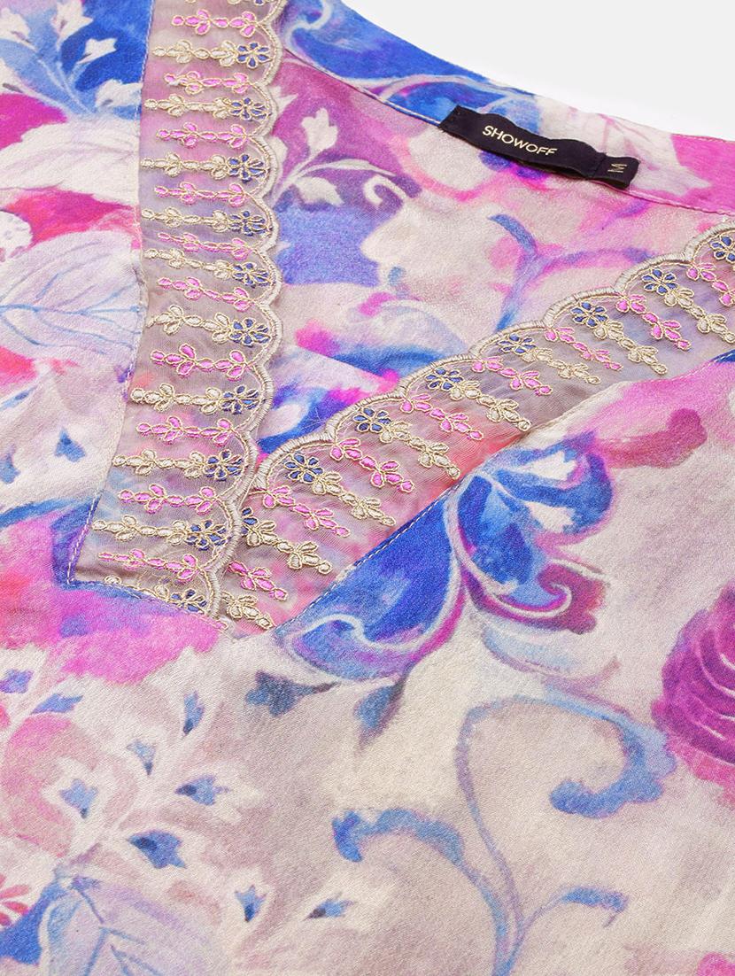 women multi color printed kurta pant set with dupatta - 21514918 - Standard Image - 8