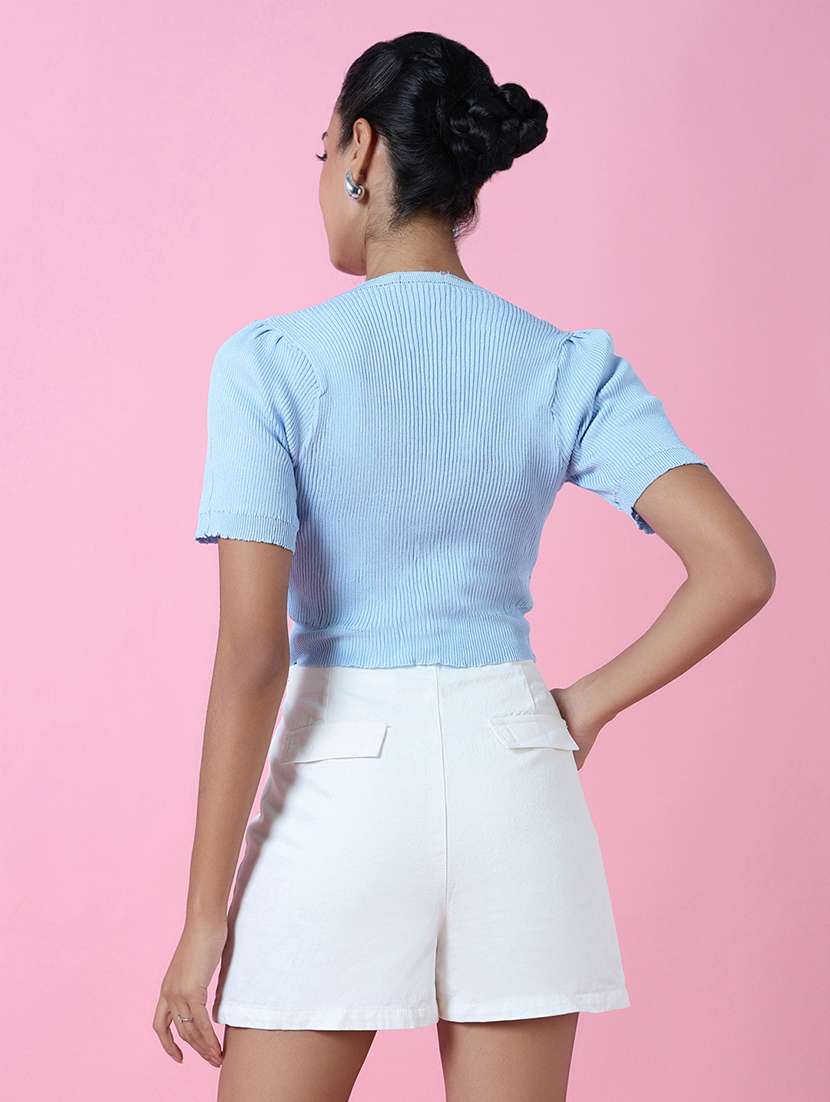 women light blue acrylic regular shrug - 21514937 -  Standard Image - 3