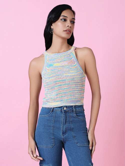 women multi color self design top - 21514993 -  Standard Image - 0