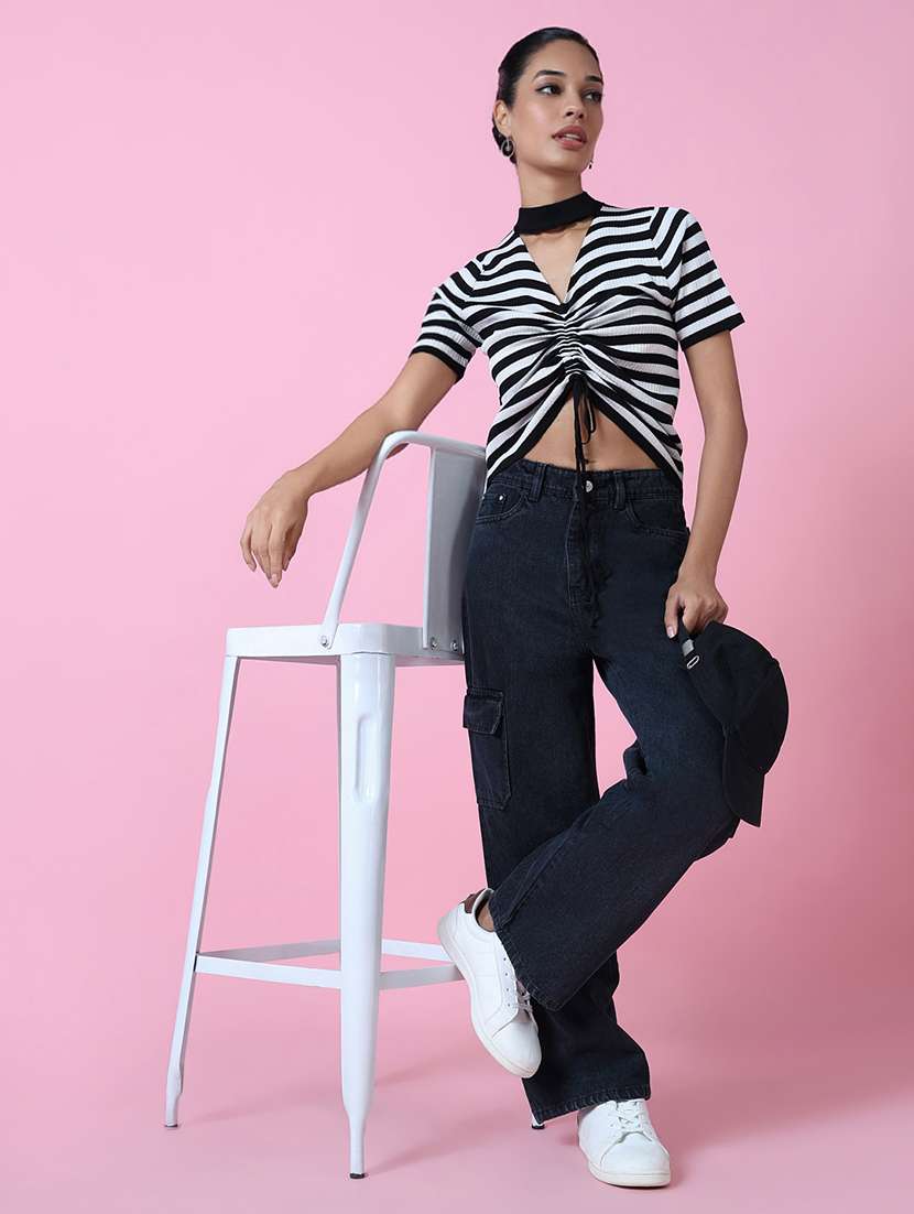 women black self-designed regular top - 21515003 -  Standard Image - 5