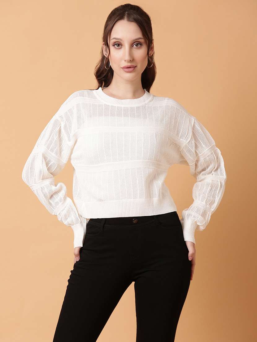 women white self-designed regular top