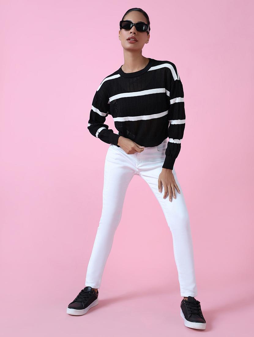 women black self-designed regular top - 21515095 - Standard Image - 5