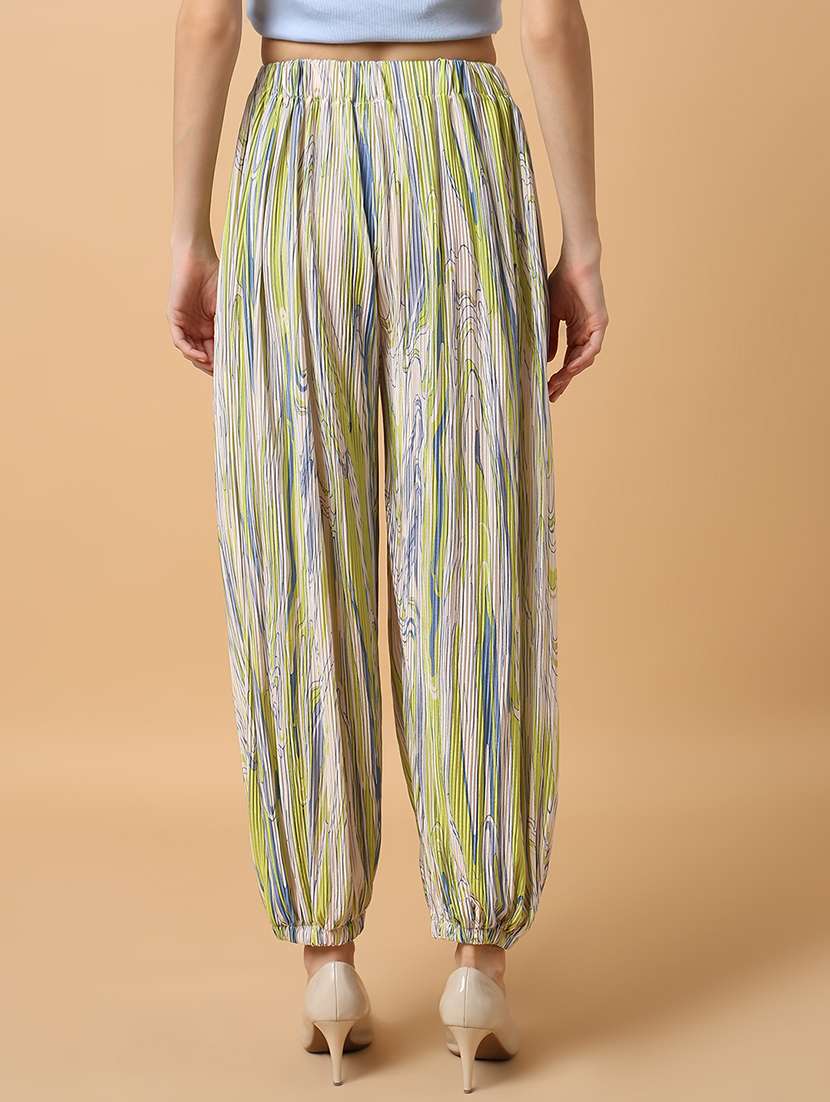 women neo mint printed harem pant - 21515225 -  Standard Image - 3