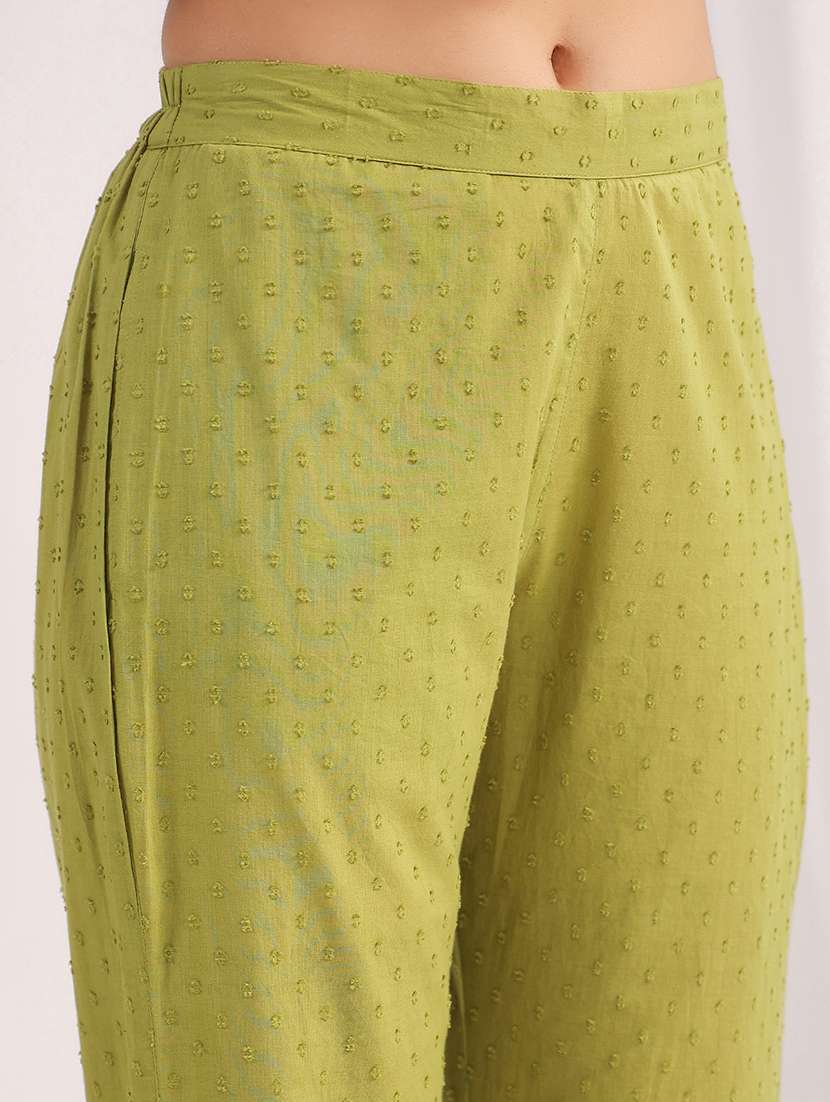 women green self-designed co-ord set - 21515266 -  Standard Image - 5