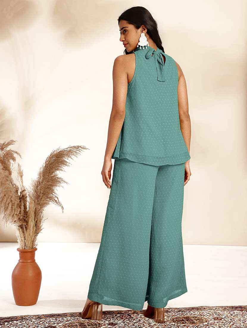 women green self-designed co-ord set - 21515272 -  Standard Image - 3