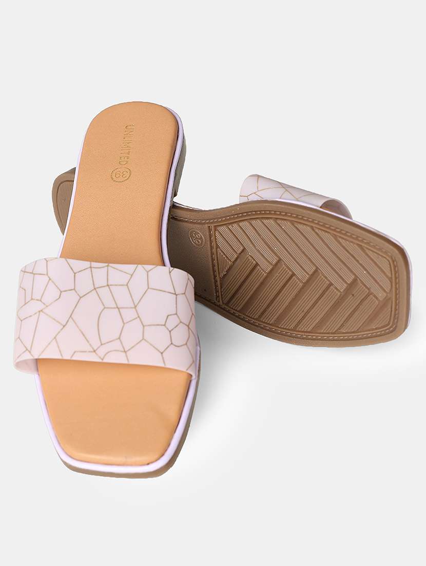 women lavender slip on sandal - 21515299 -  Standard Image - 3