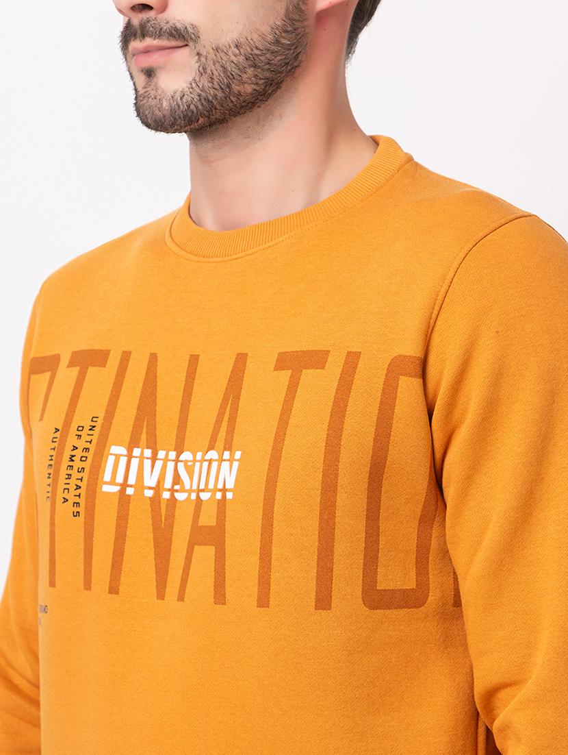 men cotton chest print sweatshirt - 21515328 - Standard Image - 5