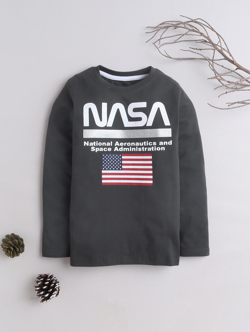 boy printed long sleeves t-shirt - 21517731 - Zoom Image - 0