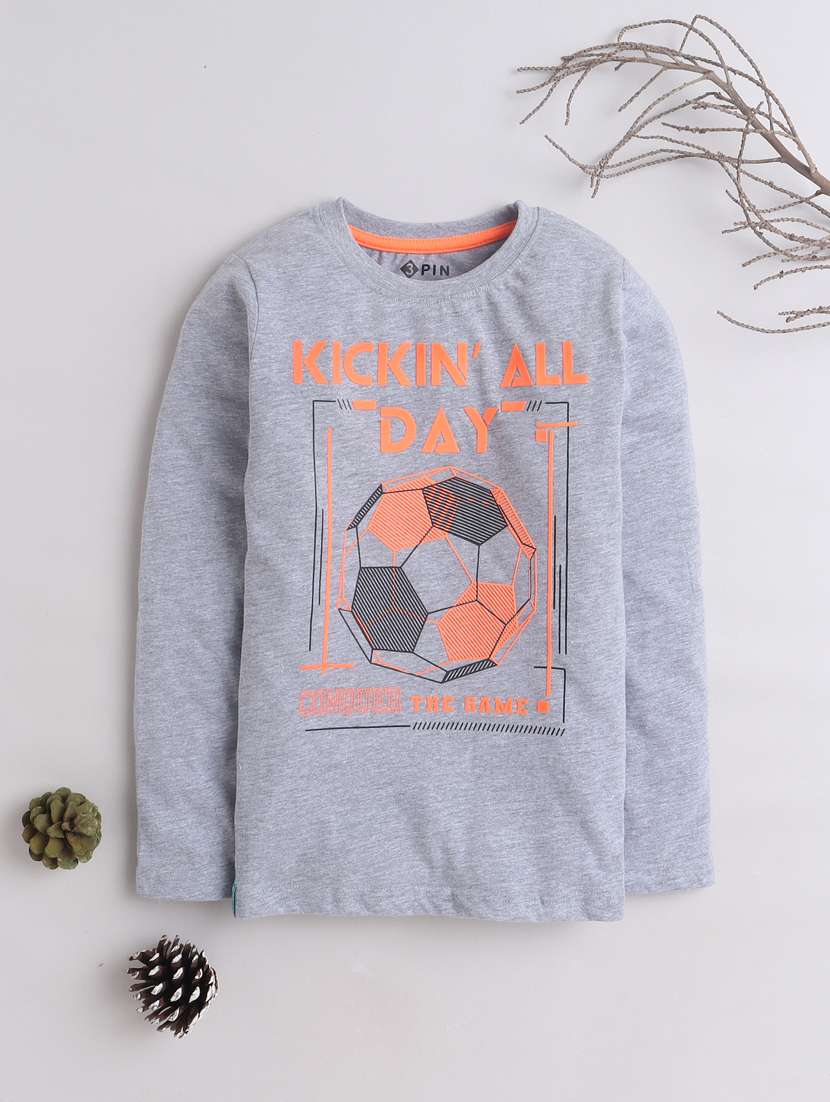boy printed long sleeves t-shirt - 21517733 -  Zoom Image - 0