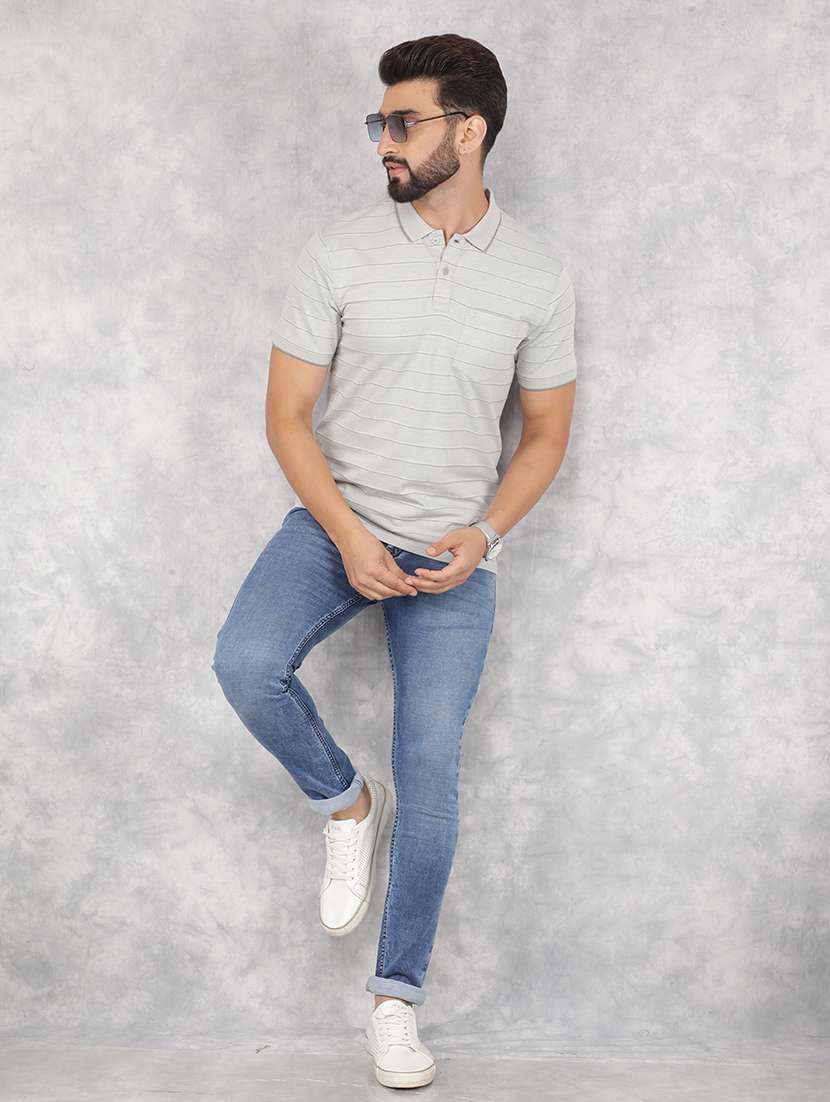 men mid-rise plain slim fit jean - 21517868 - Standard Image - 5