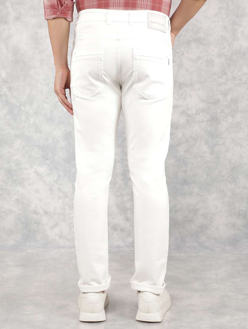 men mid-rise plain slim fit jean - 21517870 -  Standard Image - 3